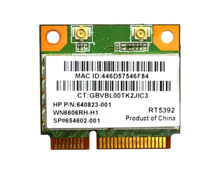 HP HP RT5392 802.11B/G/N Half-Mini Wi-Fi adapter — product photo