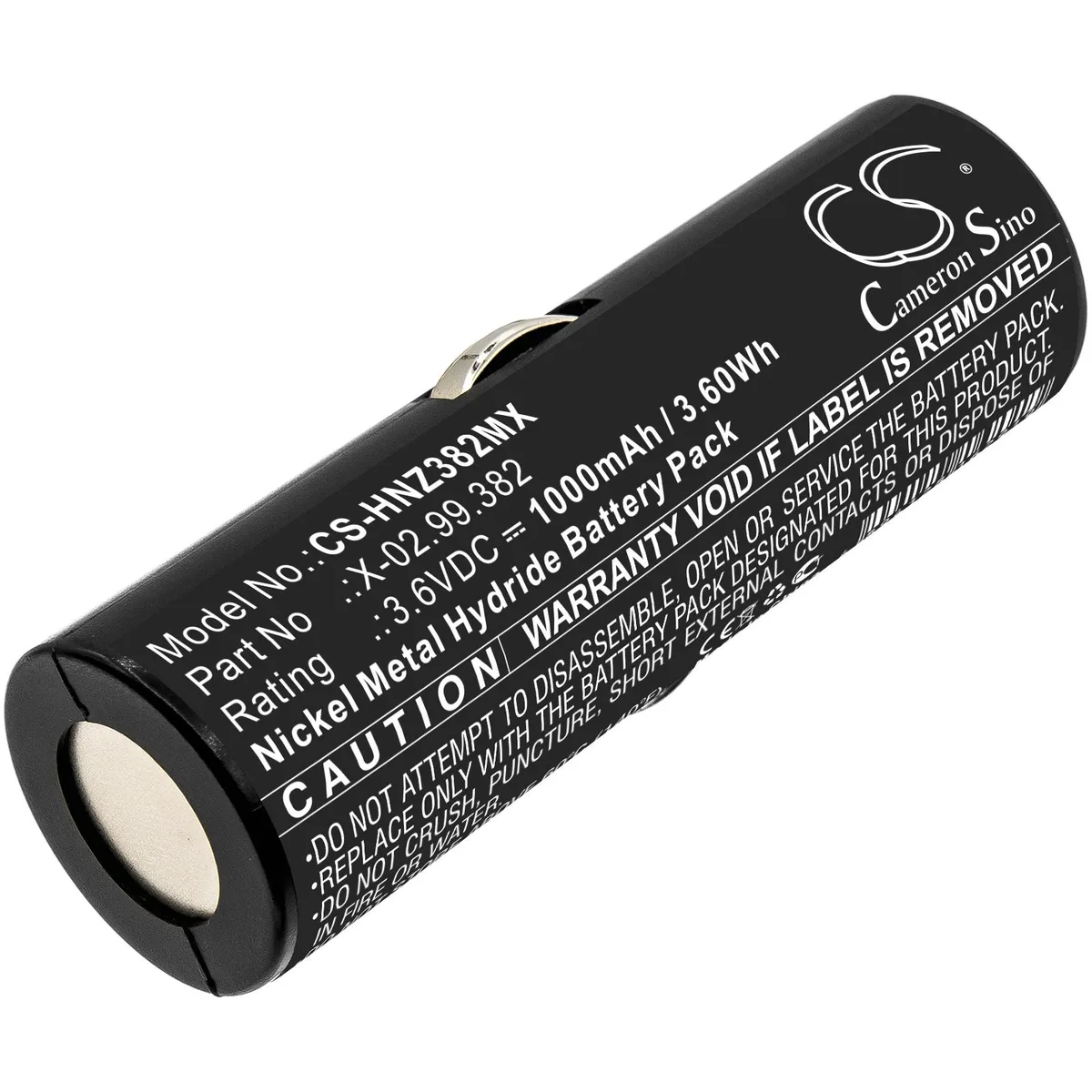 Cameron &amp; Co Cameron &amp; Co DS-CS-HNZ382MX 1000mAh Ni-MH battery for Heine 200 200s — product photo
