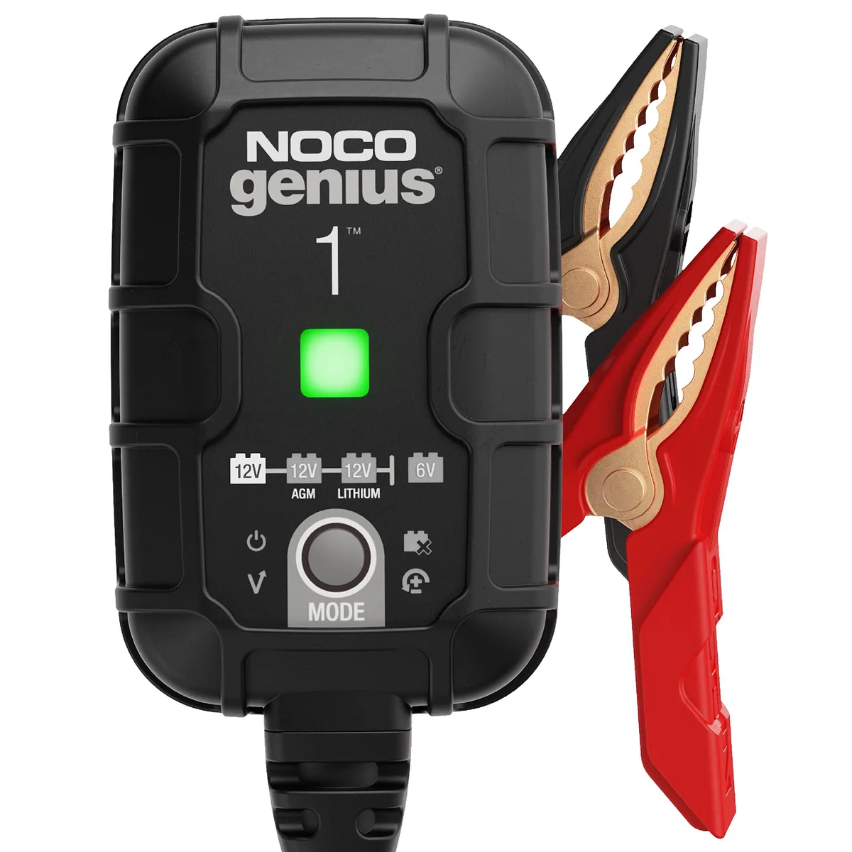  Metra GENIUS1 1A 6V/12V battery charger — product photo