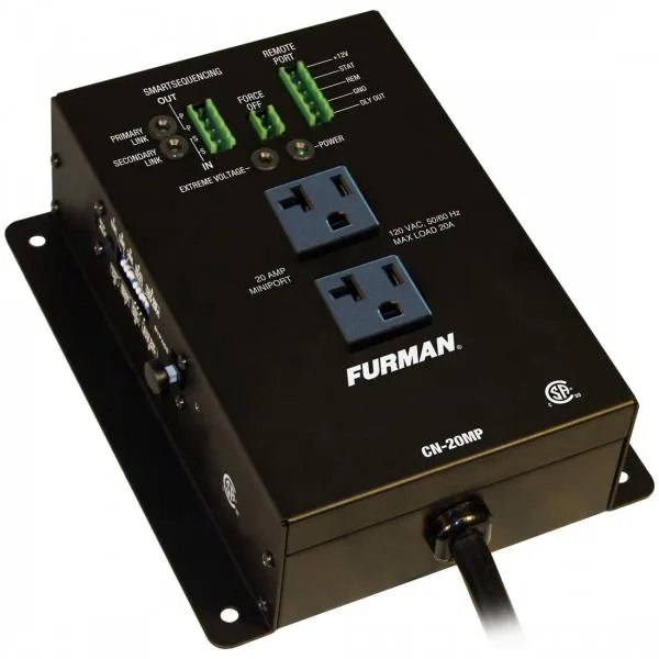FURMAN Furman CN-20MP 20A Remote Duplex EVS SmartSequencing 10Ft Cord — product photo