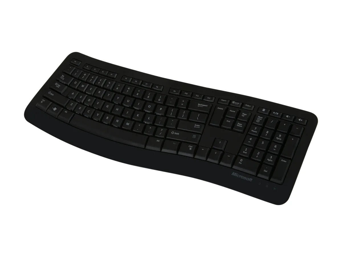 Microsoft Microsoft 3XJ-00001 Comfort Curve Keyboard 3000 Black USB Wired 104-key — product photo