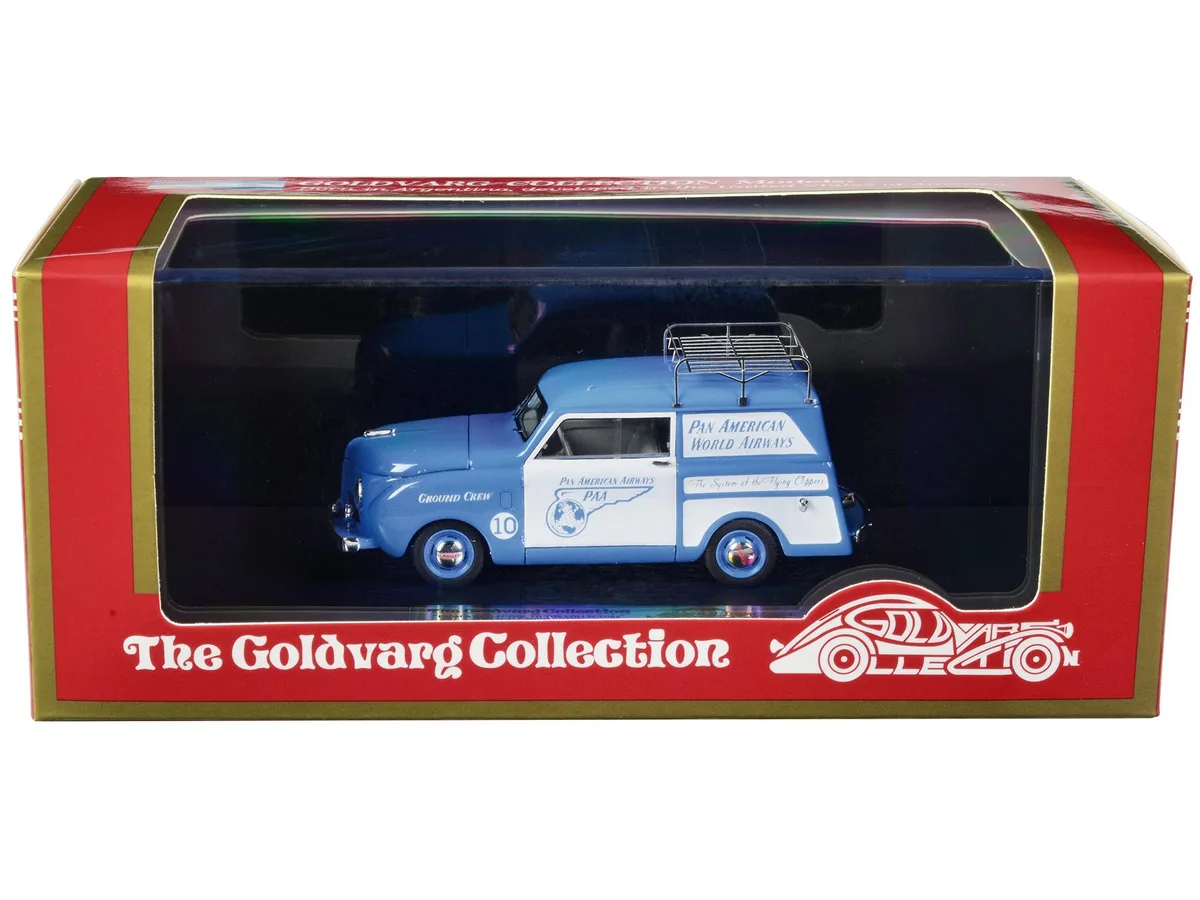 Goldvarg Collection Goldvarg Collection 1948 Crosley Station Wagon Blue White Roof Rack Ltd Ed 240 pcs 1/43 hobby collectible — product photo