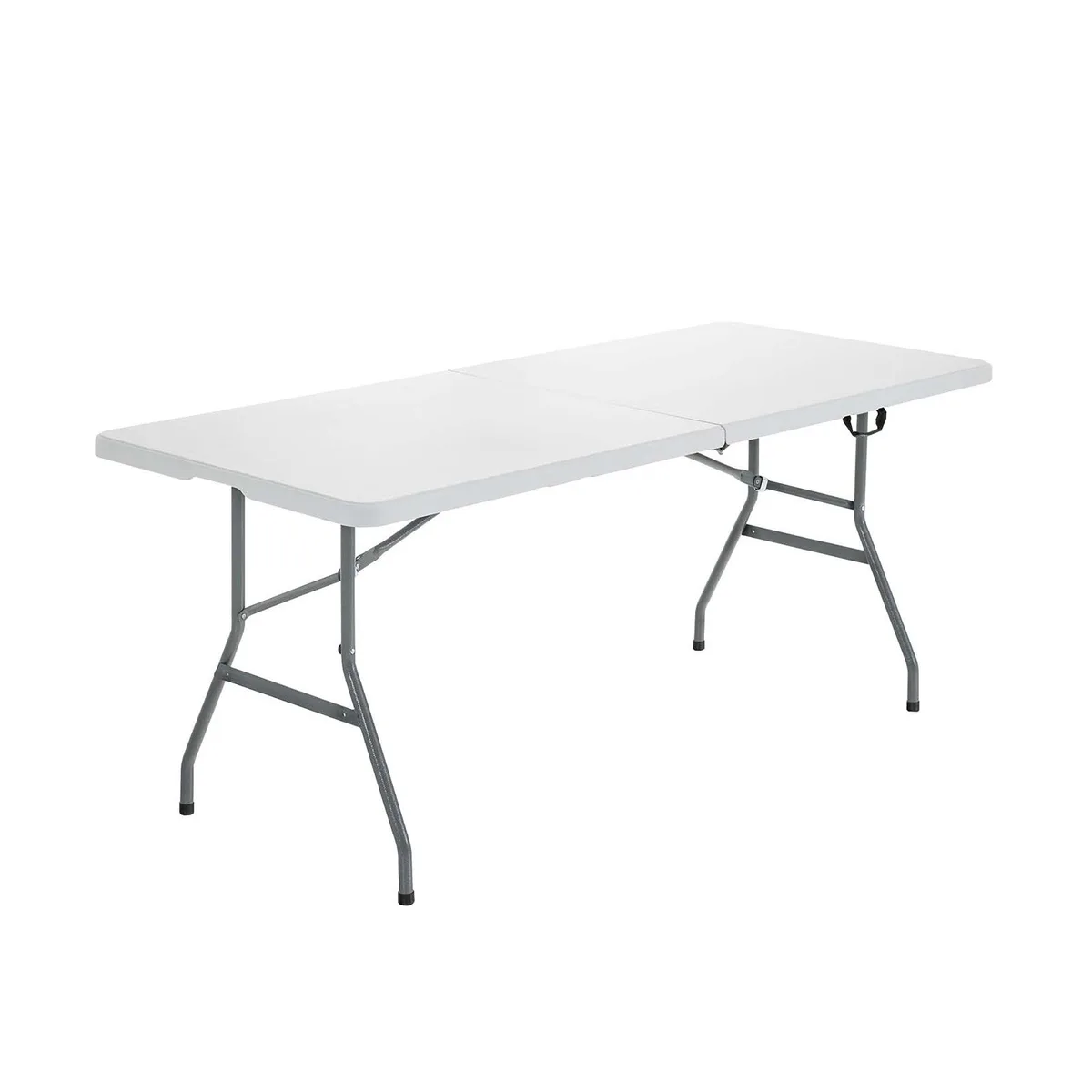 SlickBlue SlickBlue Portable Folding Camping Table White 71" x 29" x 29 — product photo