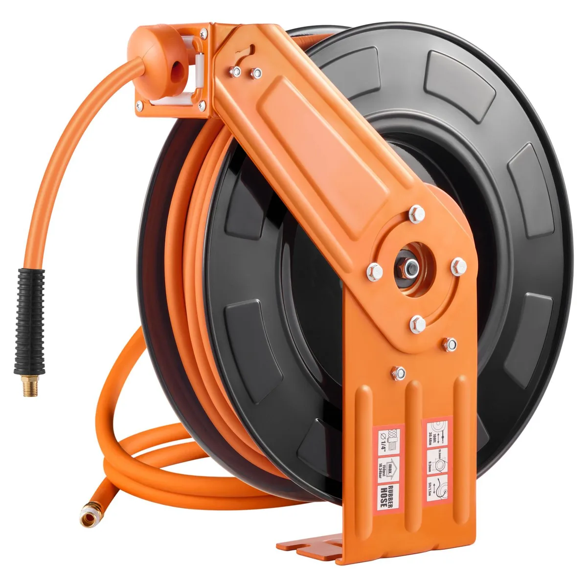 VEVOR VEVOR NT-A30 Retractable Air Hose Reel 3/8 in 100 ft 300 PSI 5 ft Lead-in 1/4 in NPT — product photo