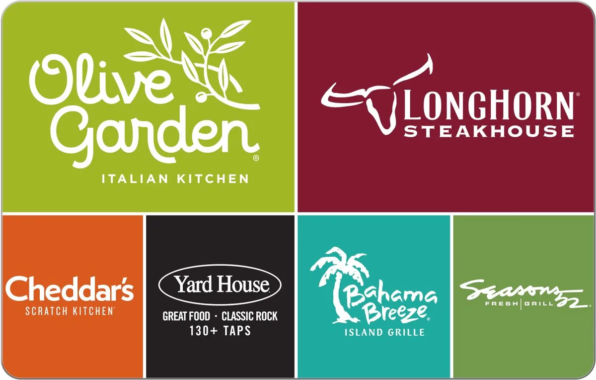 Darden Darden DAR-10000 $100 Restaurant Gift Card — product photo