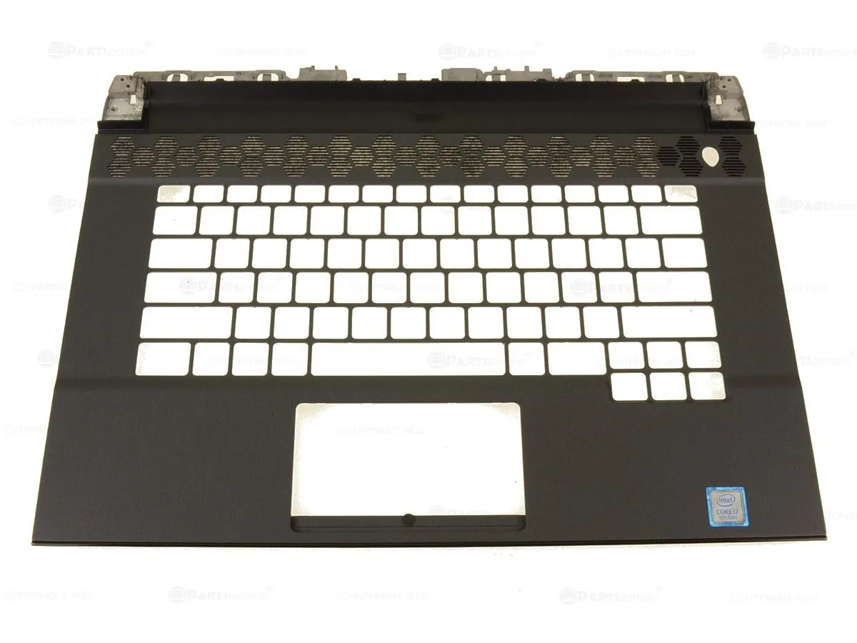 Dell Alienware m15 R2 palmrest assembly, dark finish