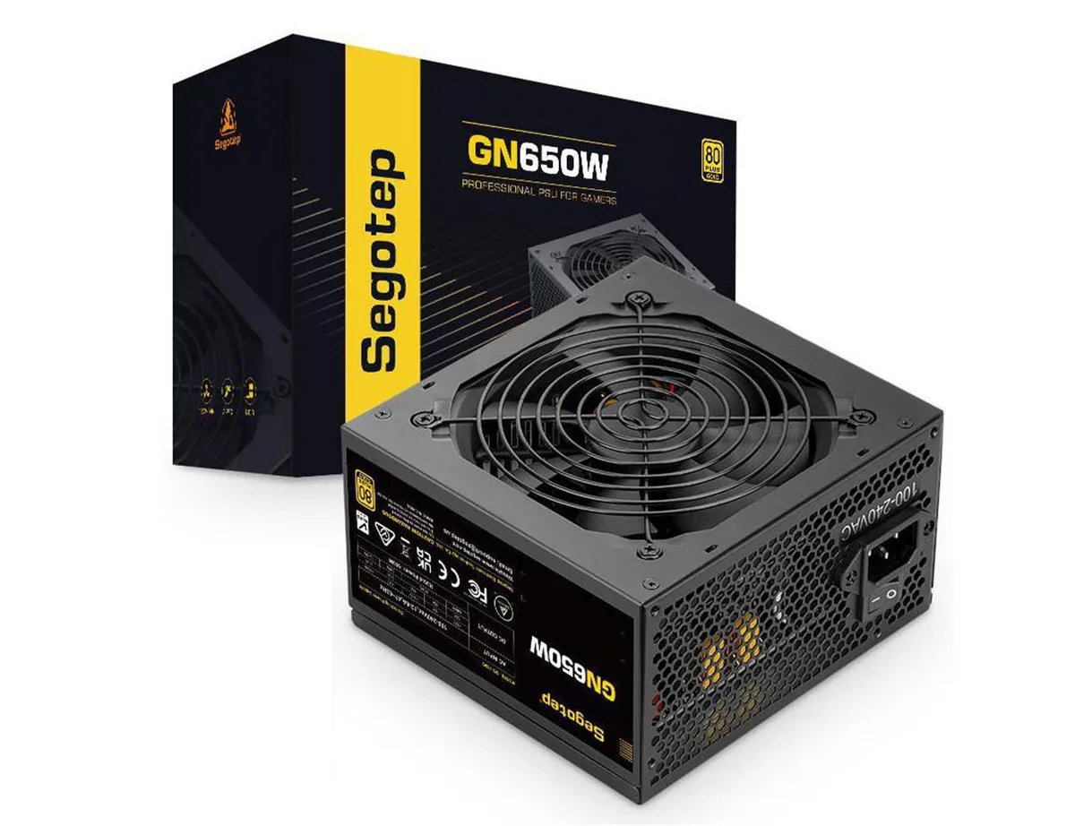 segotep segotep 750W 80 Plus Gold ATX 3.0 PCIe 5.0 Fully Modular power supply — product photo