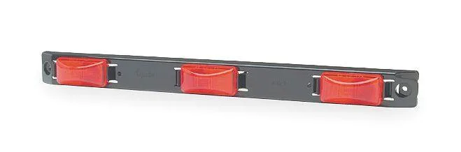 Grote Grote 49172 Red Bar Lamp 15 Markers 17 in — product photo