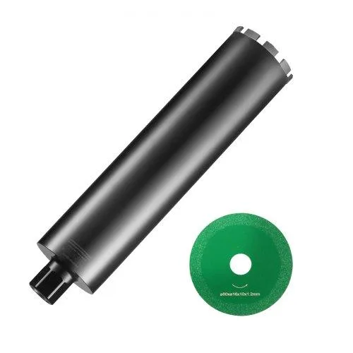 VEVOR VEVOR 4.25" Wet Diamond Core Drill Bit 14" Depth 3.15" Saw Blade 1-1/4"-7 Thread — product photo