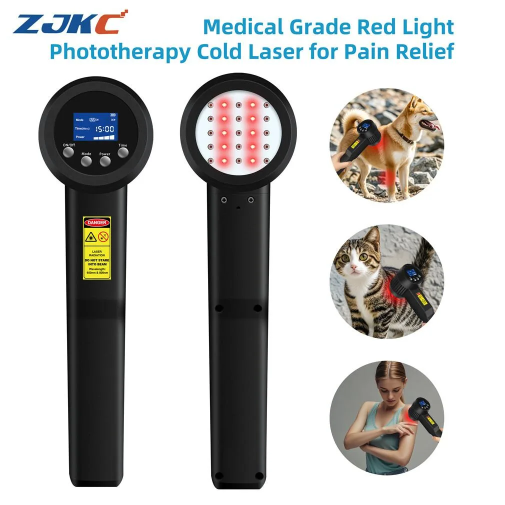 ZJKC ZJKC LRP8000 8W 8000mW 650nm 808nm Cold Laser Massager — product photo