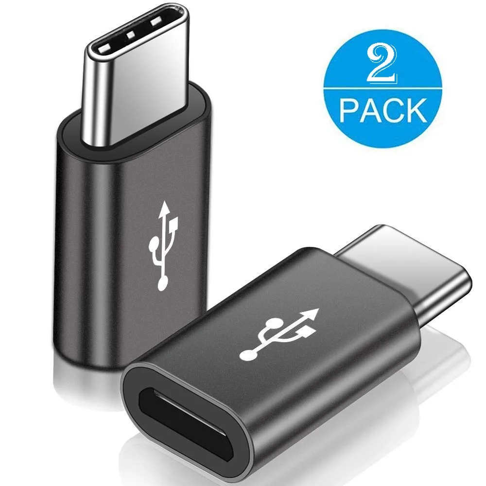 Corn Electronics Corn Electronics Micro-USB to USB-C Adapter 2-Pack — product photo