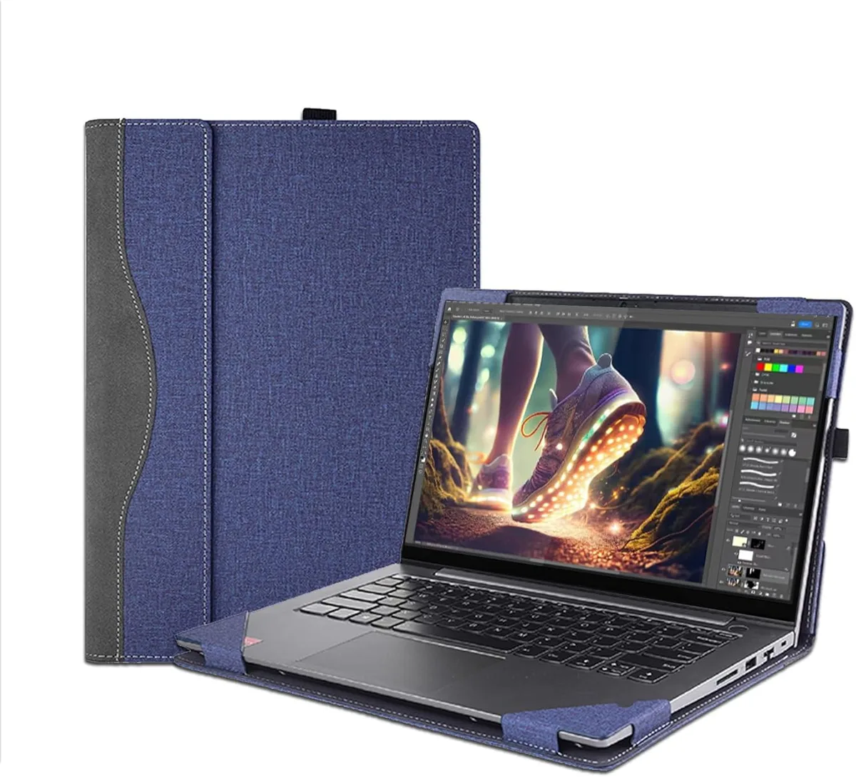 BONAEVER BONAEVER 16" Lenovo Yoga 7 / Slim 7 Pro Hard Case Blue — product photo