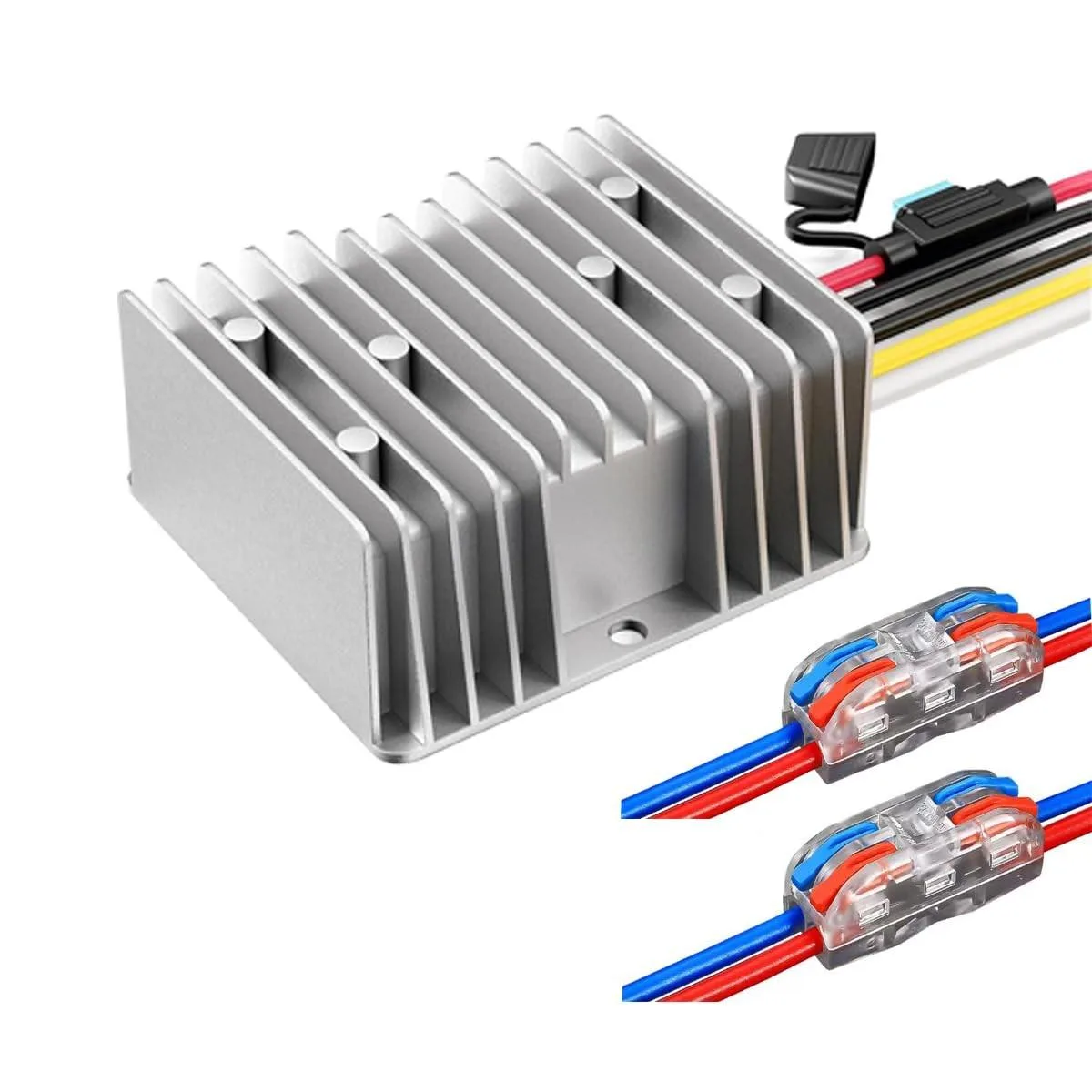 ARCTIC ARCTIC DC-DC Converter 17-55V to 12V 20A 240W IP67 2 in 1 accessory — product photo