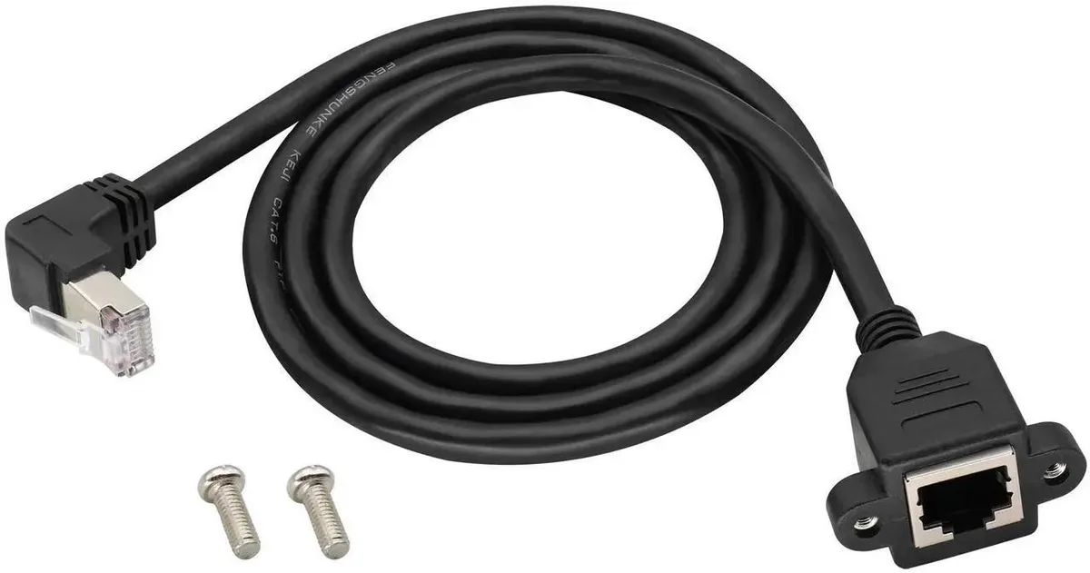 SMUGDESK SMUGDESK 90 Degree Up Angled Cat6 Ethernet Cable 1M UpAngled — product photo