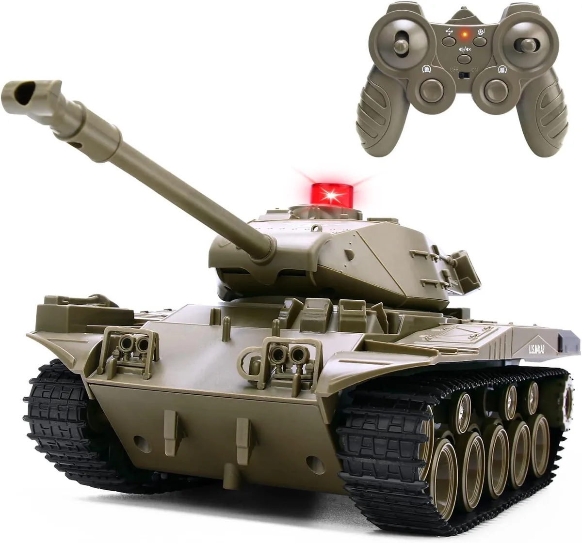 usbroway usbroway M41A3 RC tank 11" 270° turret 45° climb 20 min — product photo