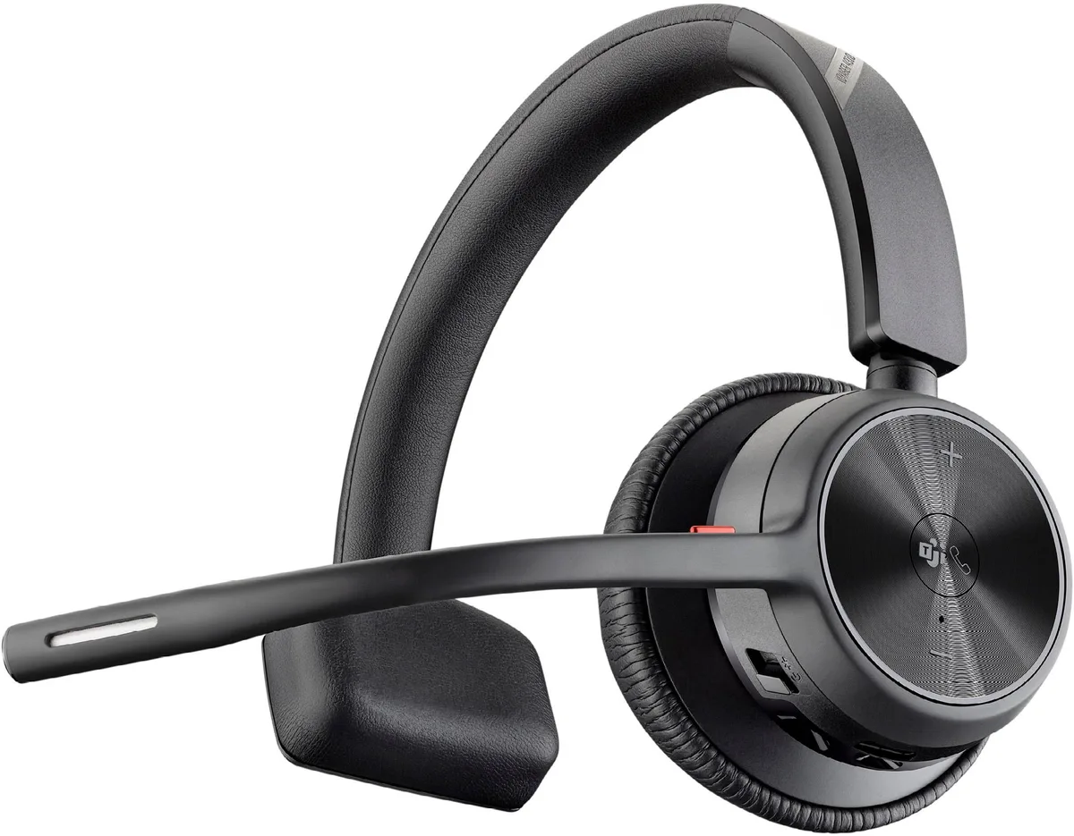 POLY Poly Voyager 4310 Wireless Noise Cancelling Single Ear Headset Black 7Y210AA — product photo