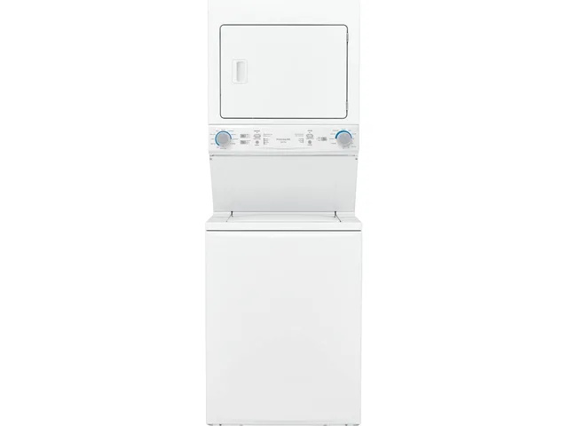 Frigidaire Frigidaire FLCG7522AW 3.9 cu. ft. washer 5.6 cu. ft. gas dryer laundry center white — product photo