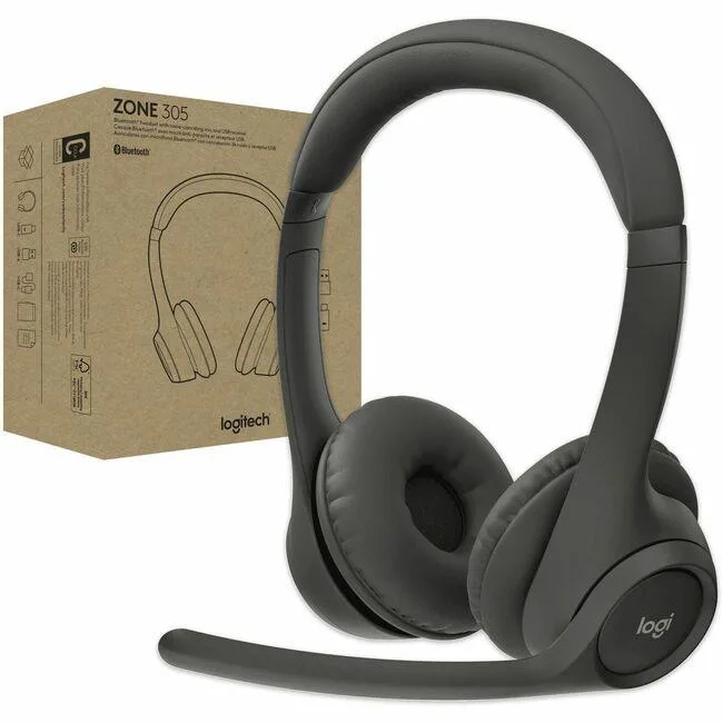 Logitech Logitech Zone 305 981-001452 Wireless Headset Black — product photo