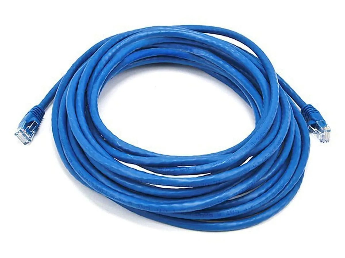  Monoprice Cat6 25FT 24AWG 550MHz UTP Bare Copper Ethernet Cable Blue — product photo