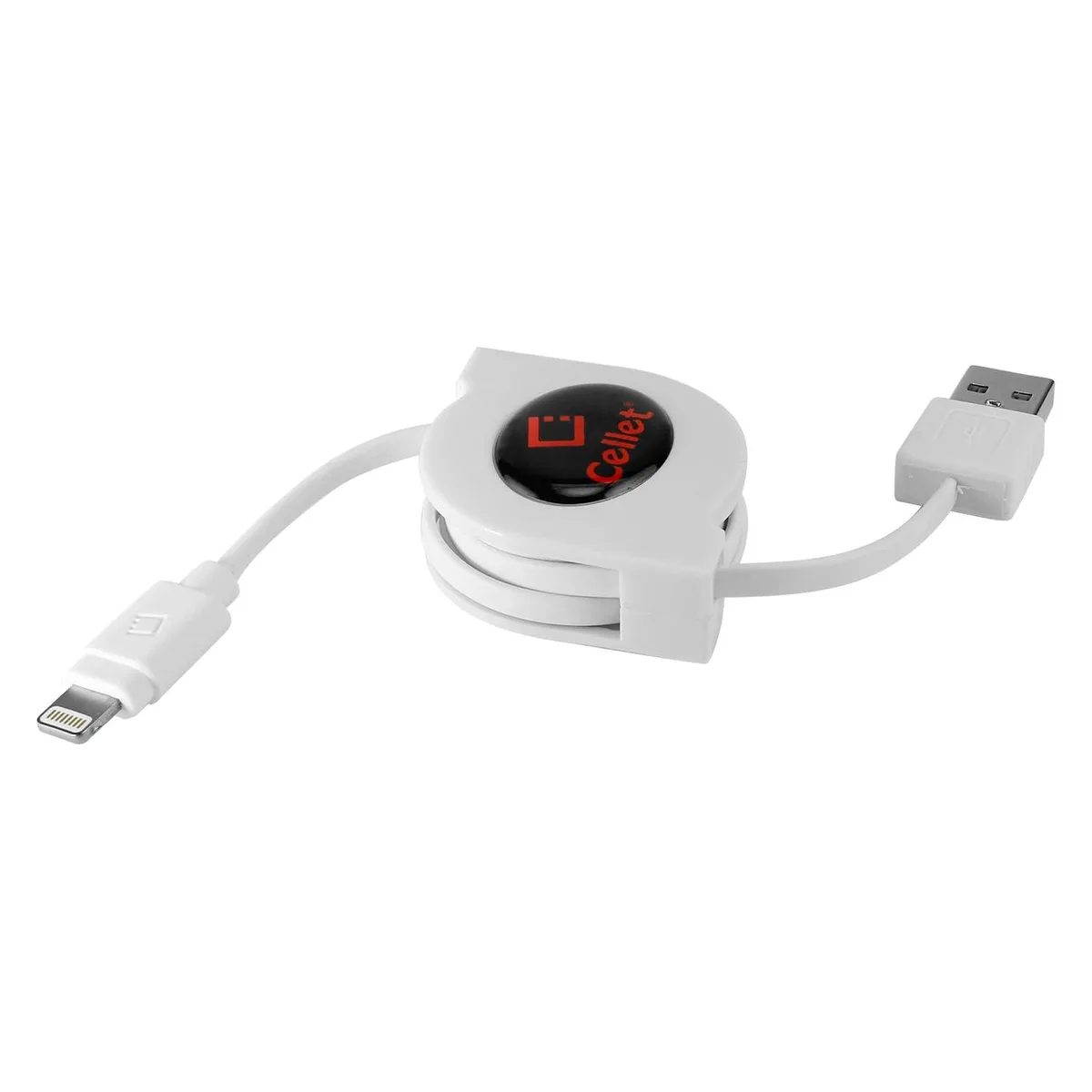 Mobee Mobee Retractable Lightning Cable MFI Certified 3 foot — product photo