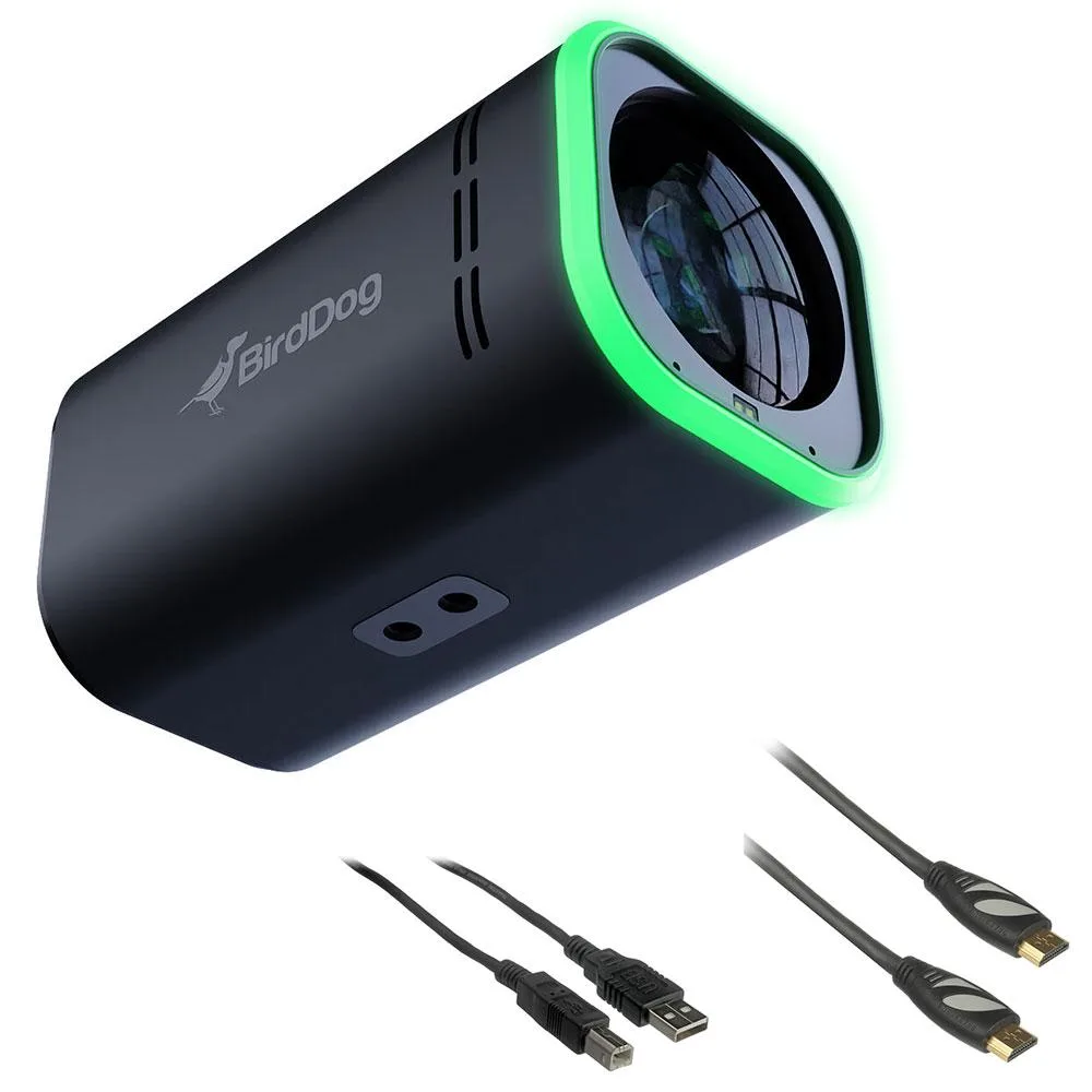 BirdDog BirdDog MAKI Ultra 4K Box Camera 12x Zoom Black Bundle HDMI USB 2.0 Cable — product photo