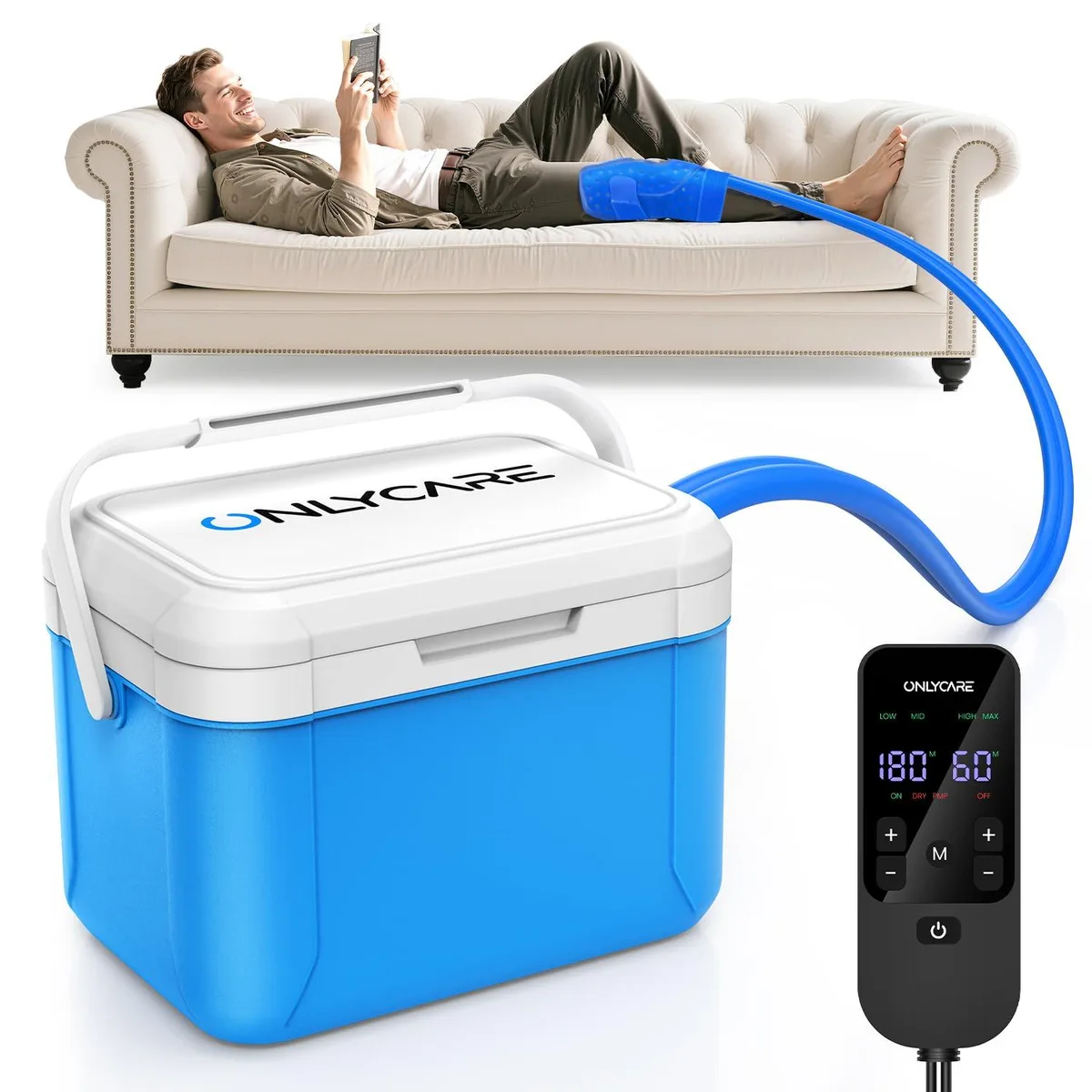  ONLYCARE CM02 Specialty Appliance – 12-hour cooling, 18 timers, 7-quart tank, 1.969 kg — product photo