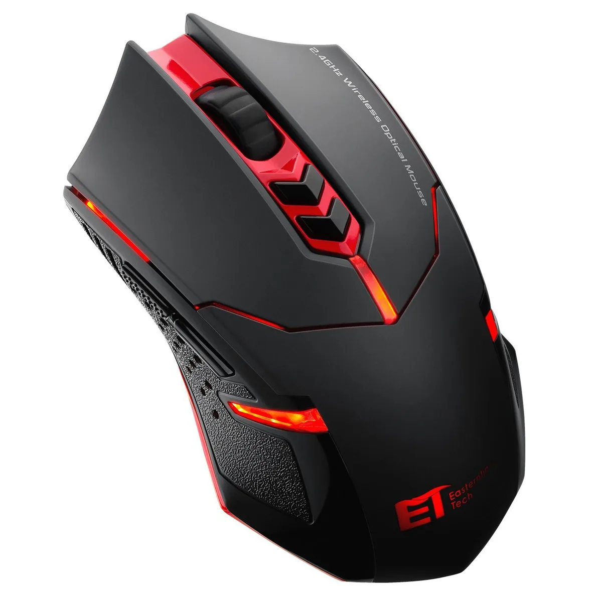 Corn Electronics Corn Electronics Wireless Gaming Mouse 2.4G 2400DPI Red — product photo