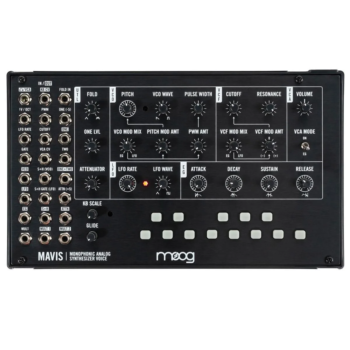 Moog Moog Mavis Synthesizer Kit 44HP 24 patch points 3.5mm — product photo