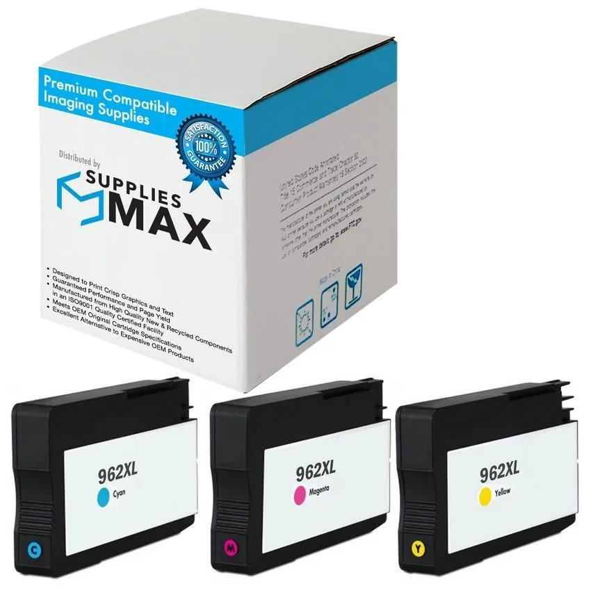 SuppliesMax SuppliesMax 3JB36BN high-yield inkjet combo pack (C/M/Y) 1600 pages — product photo