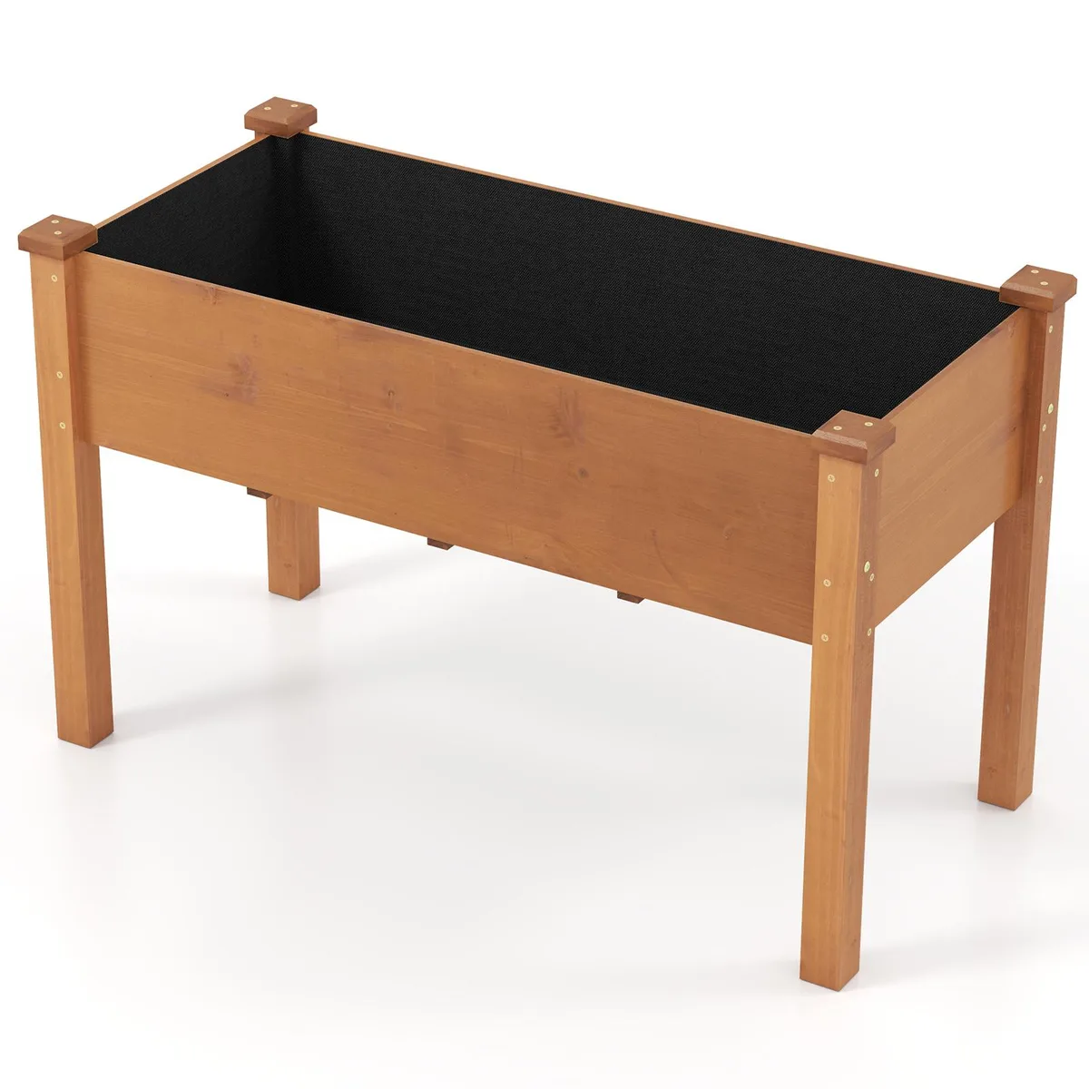 SlickBlue SlickBlue Raised Garden Bed Brown 49x23x30in 3.5cu ft — product photo