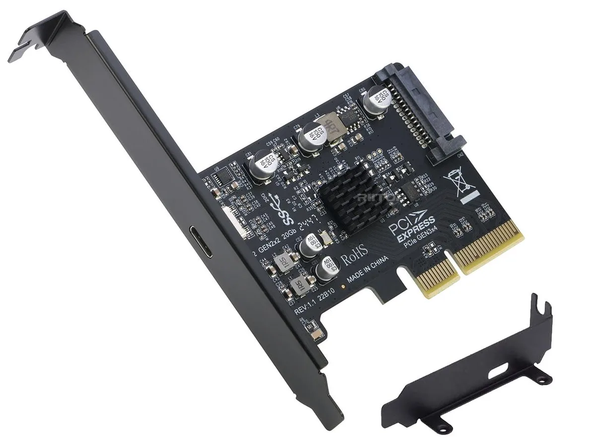 RIITOP RIITOP USB 3.2 Gen 2x2 20Gbps PCIe USB-C Expansion Card — product photo