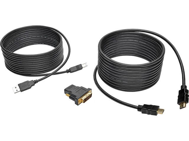 Tripp Lite Tripp Lite P782-015-DH 15 ft HDMI DVI USB KVM cable kit pro sound — product photo