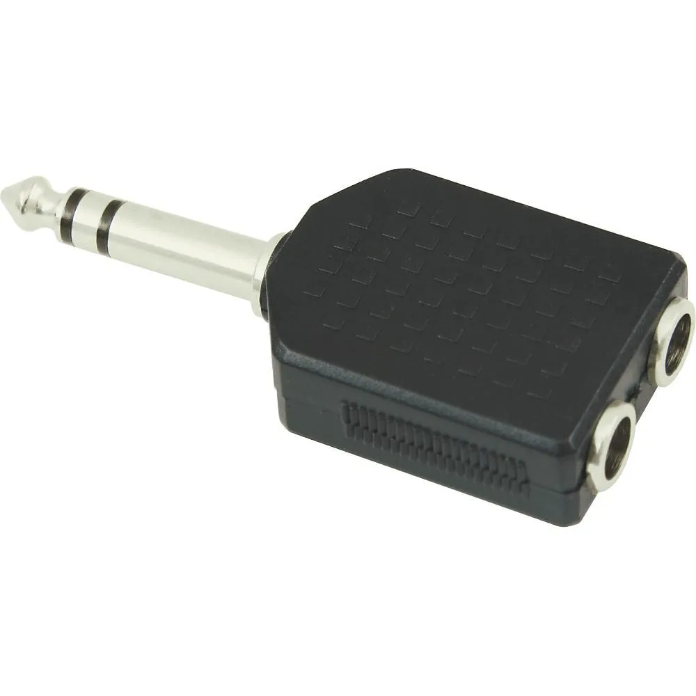 American Recorder Technologies American Recorder Technologies 1/4" Stereo Male to Dual Female Adapter Nickel — product photo