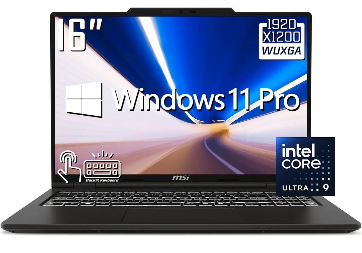 MSI MSI Venture 16 AI Intel Core Ultra 9 285H 32GB 2TB laptop — product photo