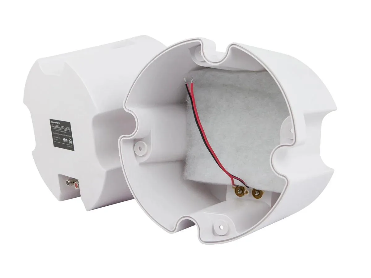 Monoprice Inc. Monoprice 111941 ABS Back Enclosure Pair for 6.5in Ceiling Speaker PID 4103 — product photo