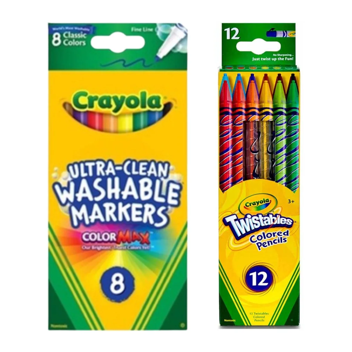 Crayola Crayola SP-53653454750014 illustration bundle 8 markers 12 pencils — product photo
