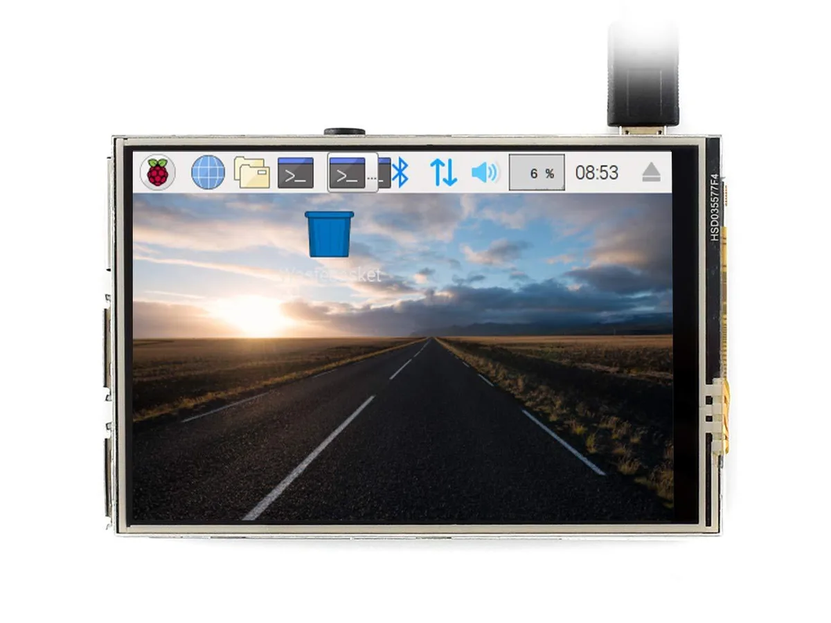 LORDWORLD LORDWORLD 3.5 inch Resistive Touch Screen TFT LCD XPT2046 480x320 125MHz SPI development board — product photo