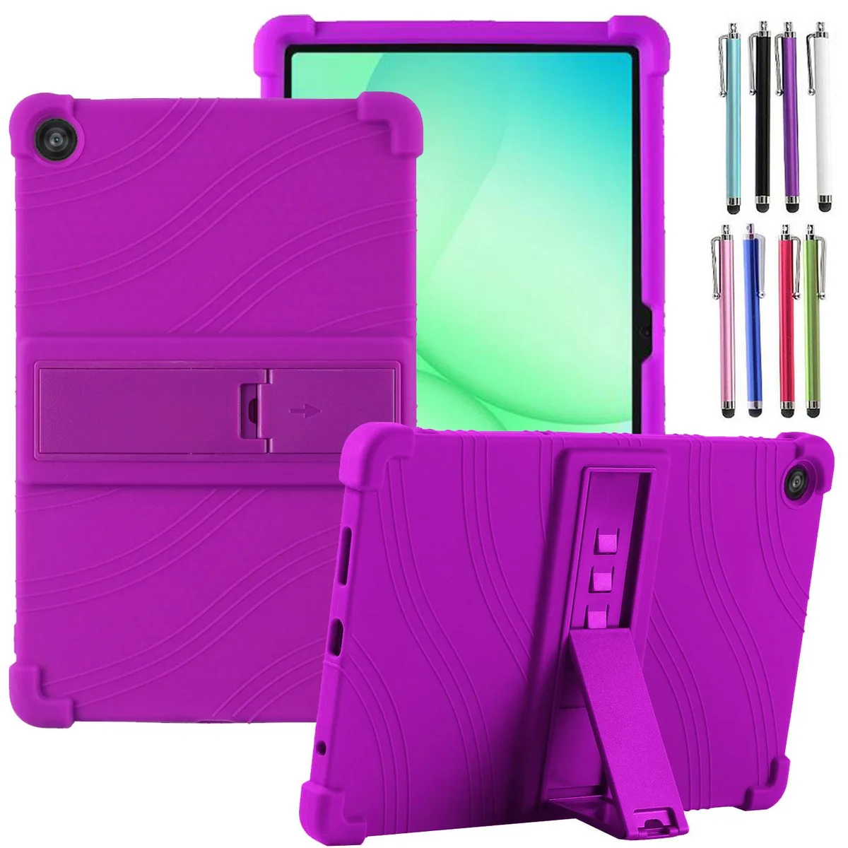 anicestore anicestore Case for Galaxy Tab A11+ / A9+ 11 Inch Purple with Stand & Stylus — product photo