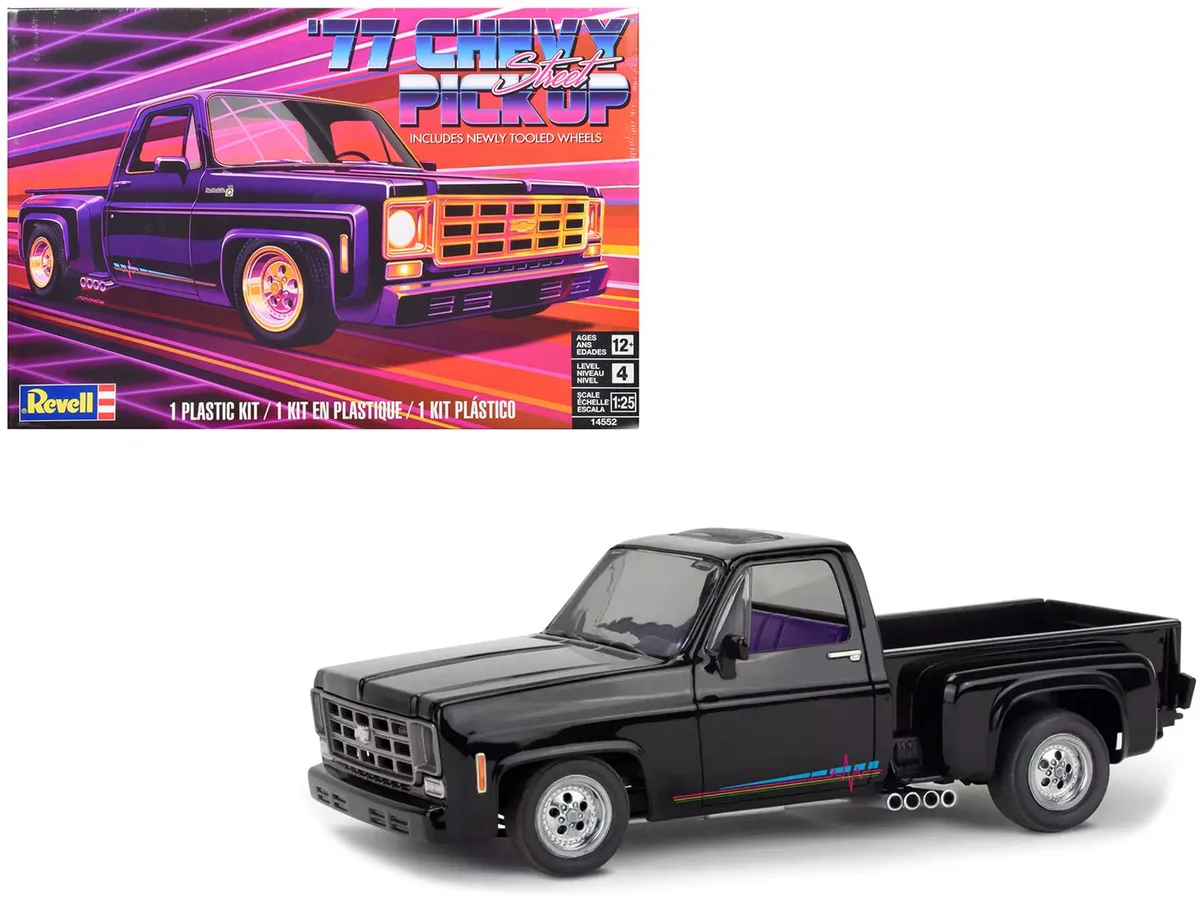 Revell Revell 1977 Chevrolet Street Pickup Truck 1/25 Scale Model Kit Level 4 — product photo