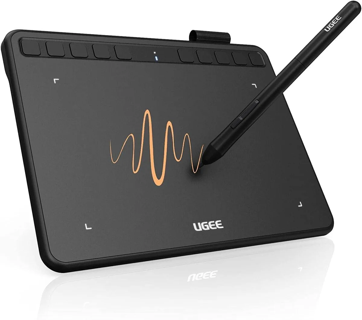  UGEE S640 6.3 inch graphics tablet 8192 pressure 10 express keys — product photo