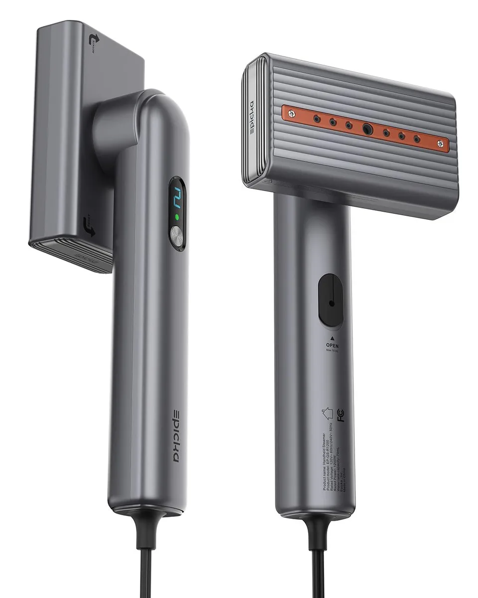 Epicka EP-GS-R1200 Dual Voltage Travel Steamer Grey — product photo