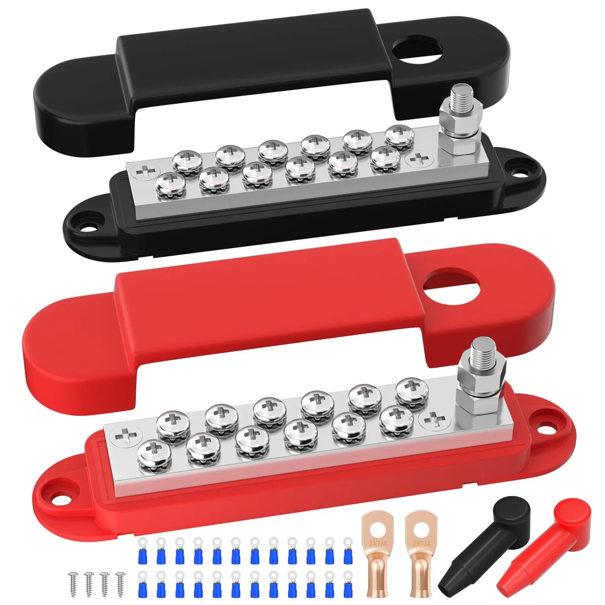 RVBOATPAT 150 A 48 V DC Power Distribution Block 12 Pack — product photo