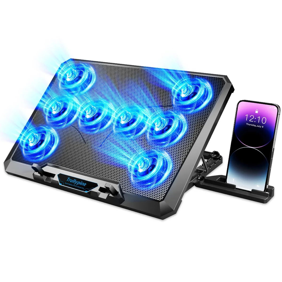 Bailink Bailink BL-SRQ-8FAN laptop cooling pad 8 fans 13-17.3" black — product photo