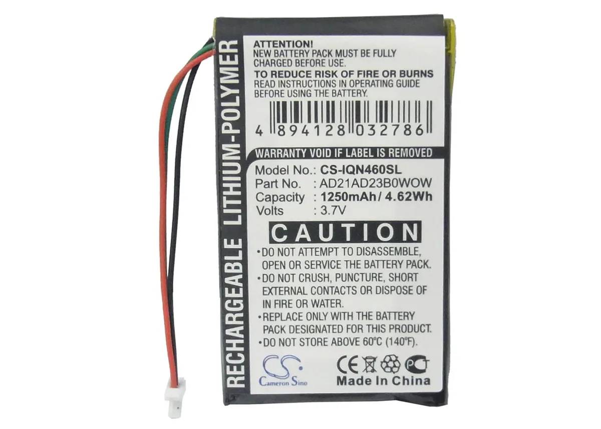  Cameron Sino Battery for Garmin Nuvi 465 465LTM 465T 1250mAh — product photo