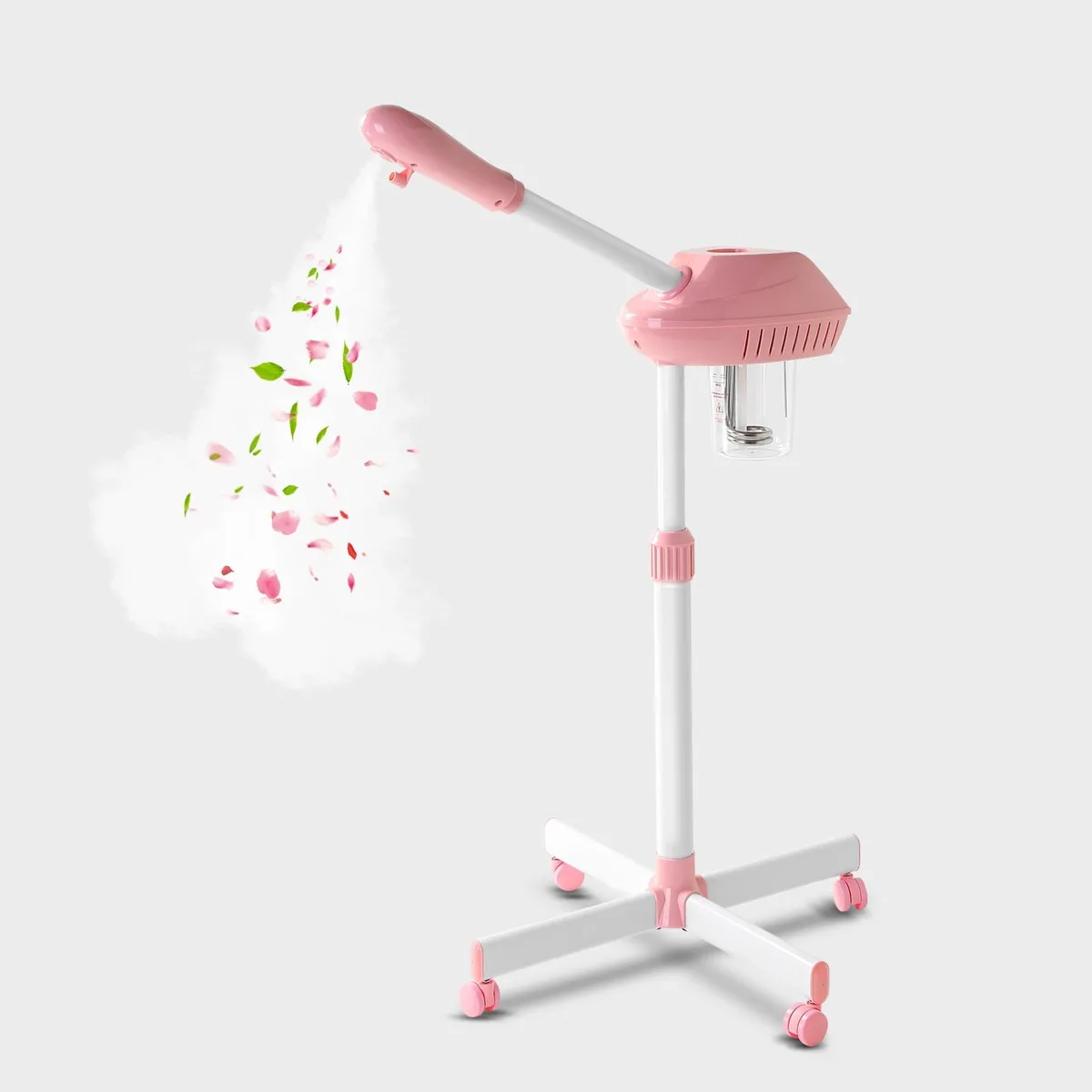 Niuadage Professional Facial Steamer on Wheels White 500 ml 750 W 36-52 in — product photo