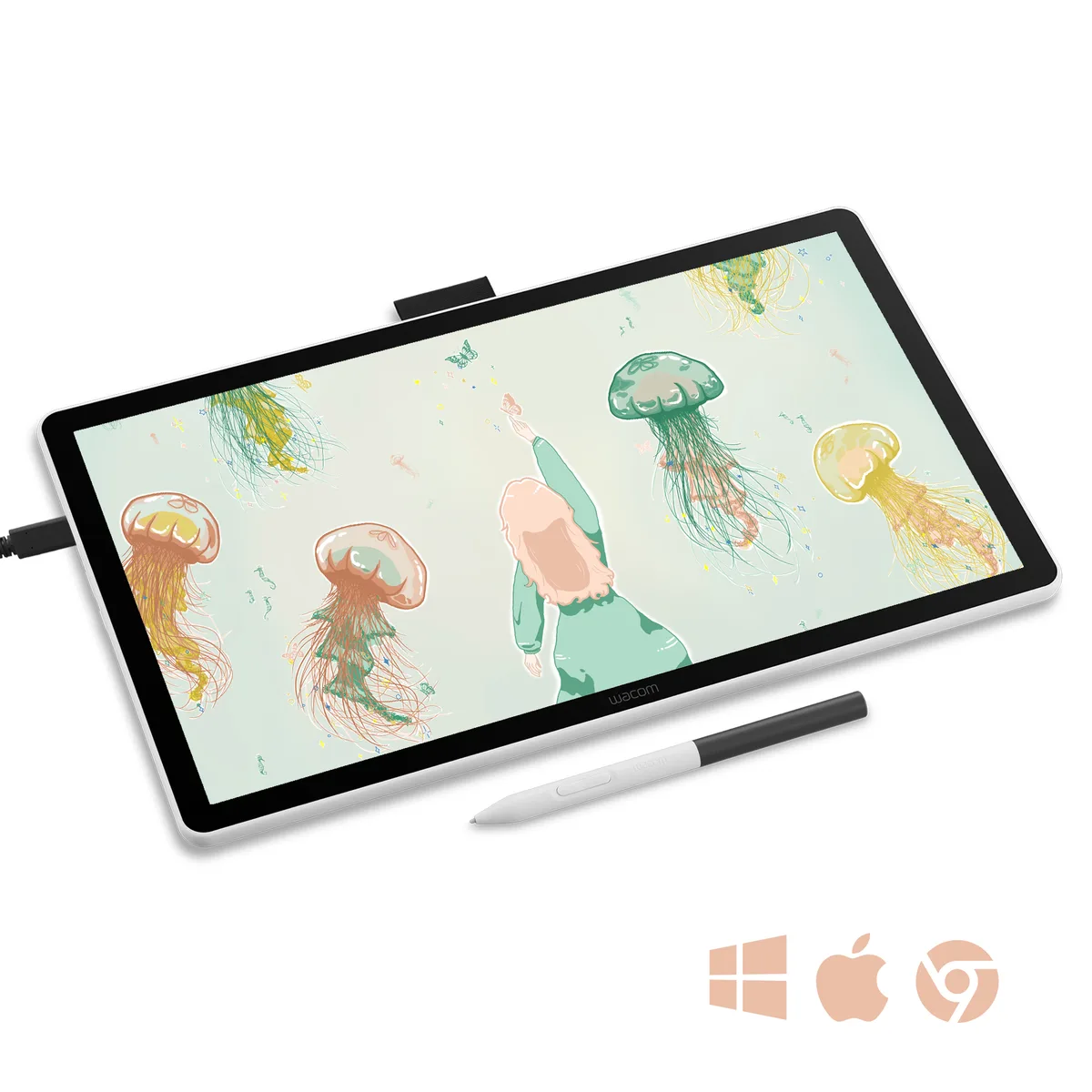 Wacom Wacom One DTC141W0 14" graphics tablet — product photo