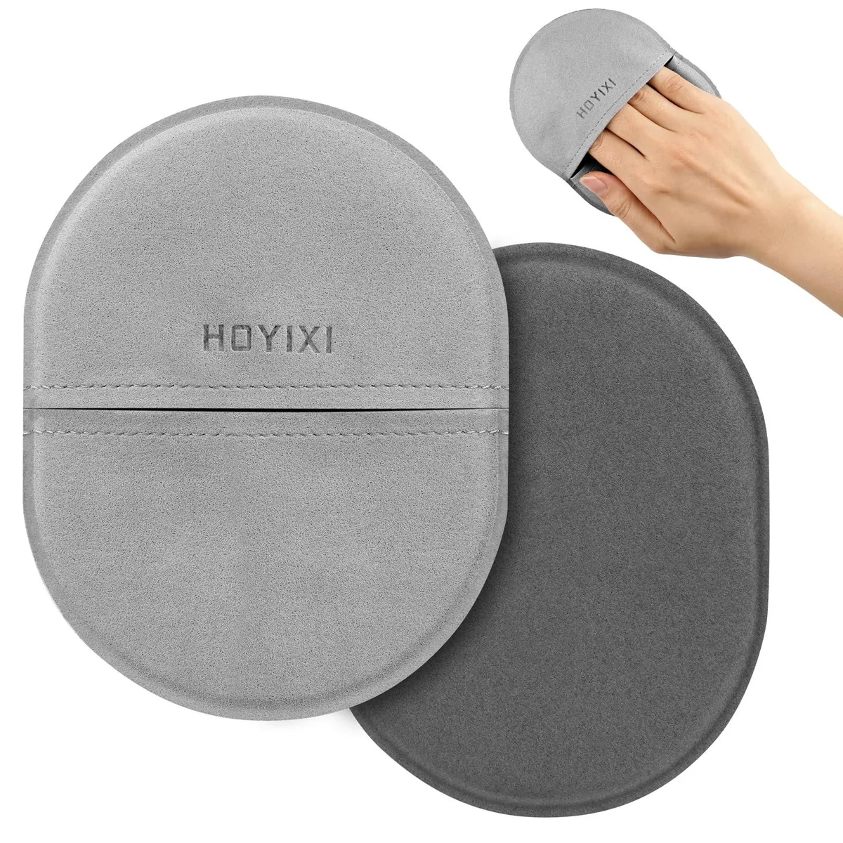  HoYiXi SOM-MB-HUI Grey Microfiber Screen Cleaning Cloth — product photo