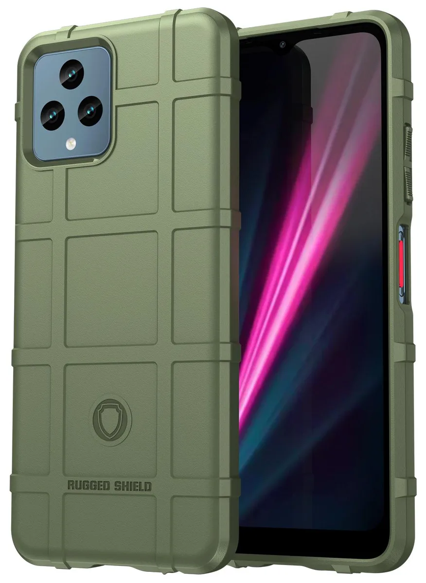 Nakedcellphone Nakedcellphone Special Ops Rugged Shield Case Olive Green for T-Mobile REVVL 6 5G 2022 / REVVL 6X 5G 2023 — product photo