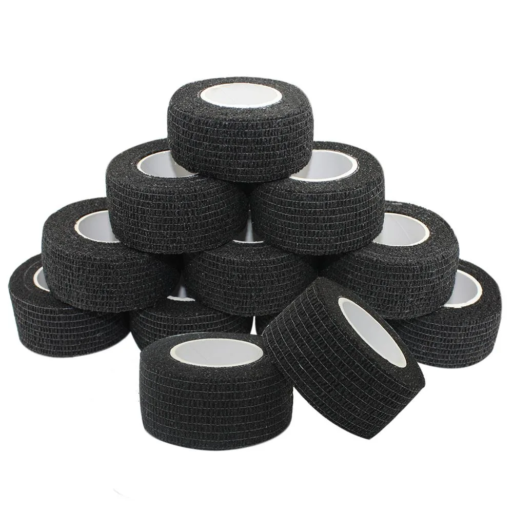 COMOmed COMOmed Self-Stick Cohesive Bandage Latex Black 12 Rolls — product photo