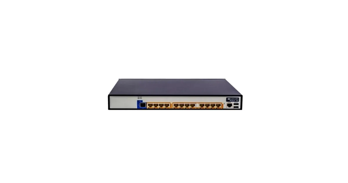 AudioCodes AudioCodes Mediant 800B HA-pair 12-Ports RJ45 VoIP Gateway telephone accessory — product photo